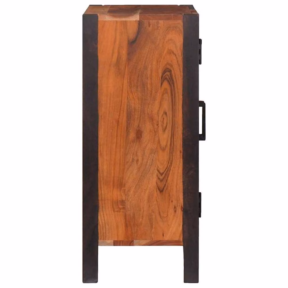 Berkfield Home Modern Brown Solid Acacia Wood Buffet and Sideboard W/D/H: 55 x 30 x 75 cm – 3