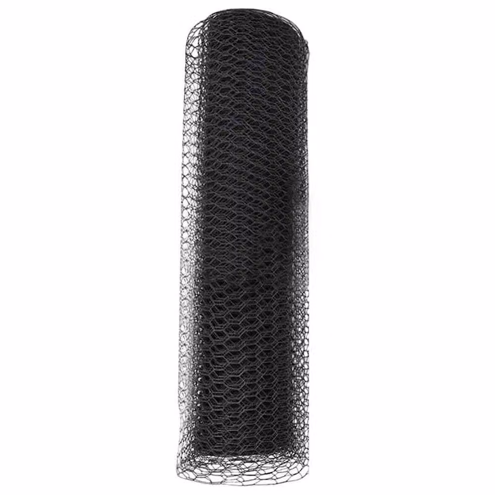 Berkfield Home Grey PVC-Coated Steel Hexagon Fence, 0.8 x 50 m – 3
