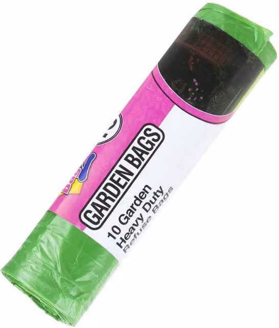 VFM Heavy Duty Green Garden Refuse Waste Bags, 10 Pack – 1