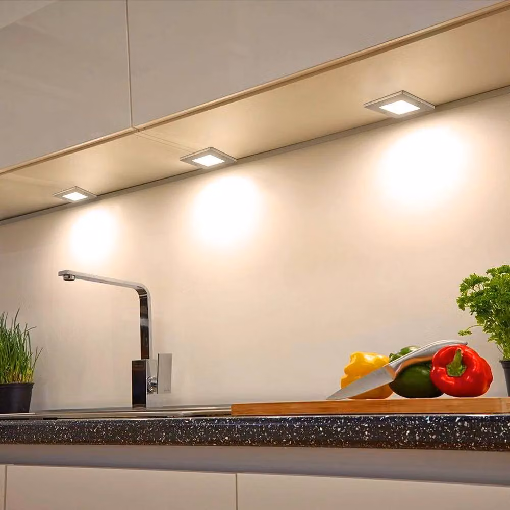 SPETLEK 20W Slim LED Under Cabinet Kitchen Shelf Light in Silver – 2