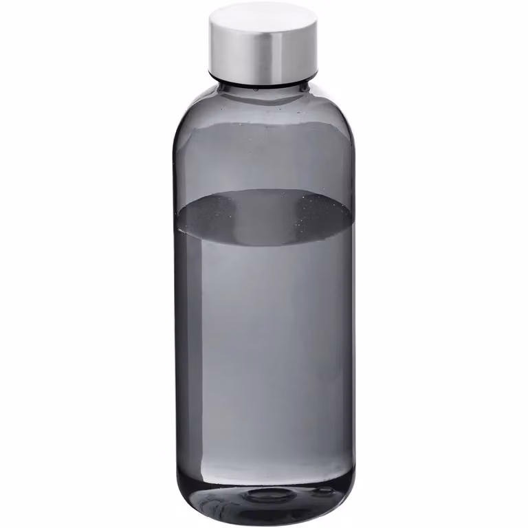 Bullet Spring Screw Top Water Bottle in Black, 600 ml