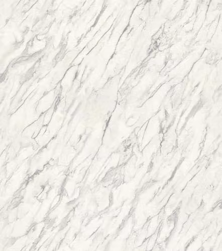 Rasch Carrara Marble Self-Adhesive Non-Woven Wallpaper in Grey and White, Matt Finish, 6.00 m x 0.53 m