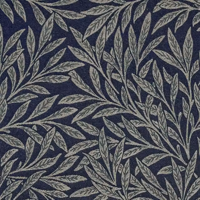 William Morris At Home Willow Woven Fabric in Blue