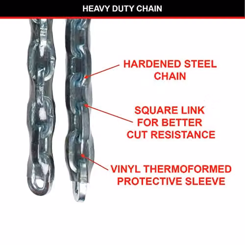 Master Lock Stainless Steel Chain in Silver, Length: 100 cm – 2
