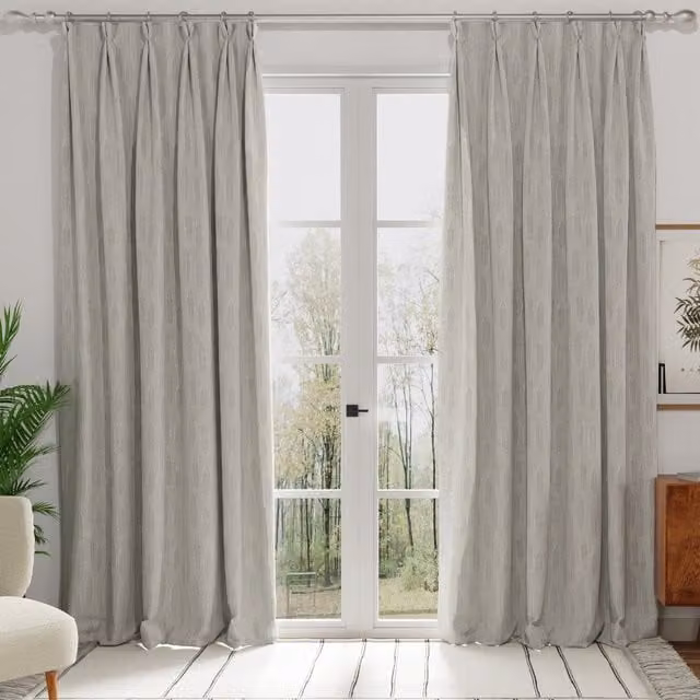 Terrys Quill Made to Measure Curtain in Chalk