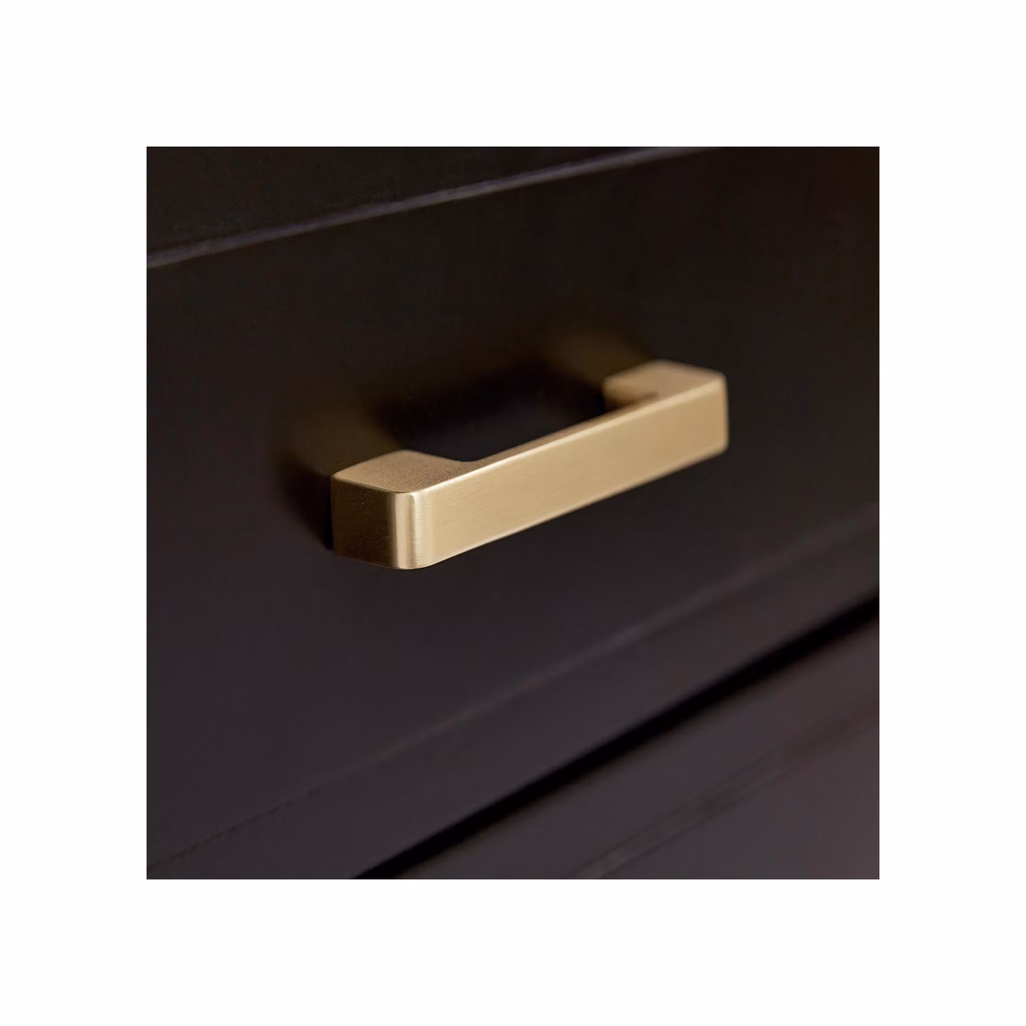 Cabinet Bits Palazzi 2 Drawer Bedside Table in Matt Black Metal – 3