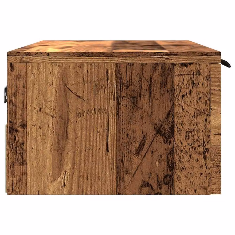 Berkfield Home Old Wood Wall Cabinet in Brown, W/D/H: 68 x 30 x 20 cm – 4