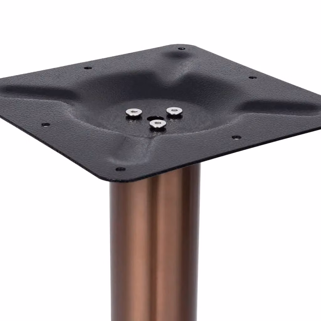 Berkfield Home Gold and Stainless Steel Bistro Table Leg, W: 45 cm, H: 107 cm – 2