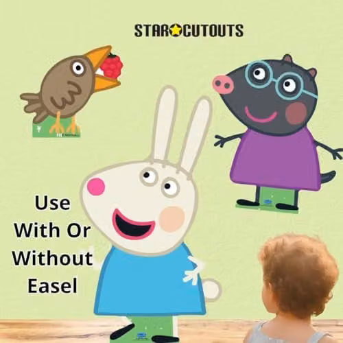 Star Cutouts SC4525 Peppa Pig Rebecca Rabbit, Danny Dog and Molly Mole Multi Pack, Multicolour, 75 cm – 2