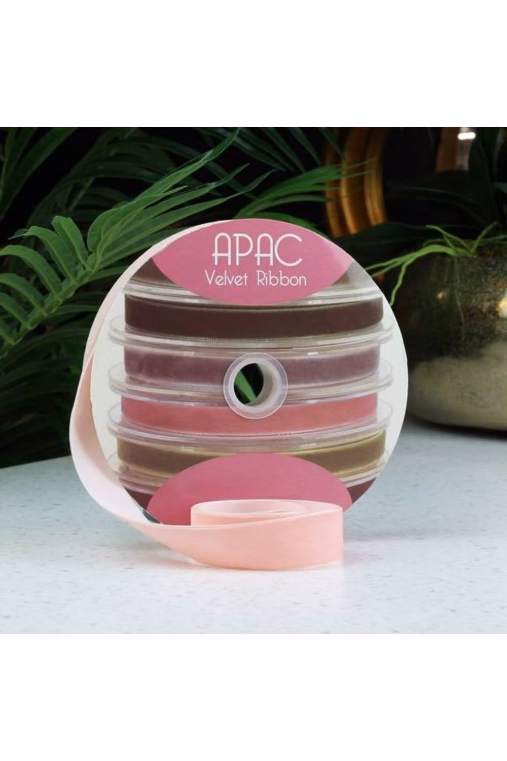 KDMD Baby Pink Velvet Ribbon, 15mm x 20m – 2