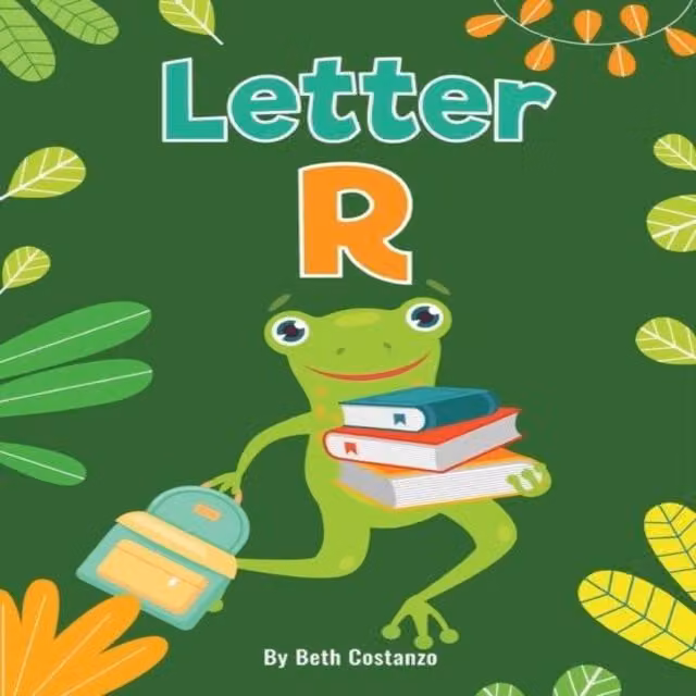 Beth Costanzo Letter R - Reptiles Paperback Book by Majestic Learning Publishers, Multicolour and Green