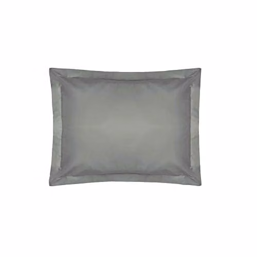 Belledorm Egyptian Cotton 200 Thread Count Percale Oxford Pillowcase in Grey – 1