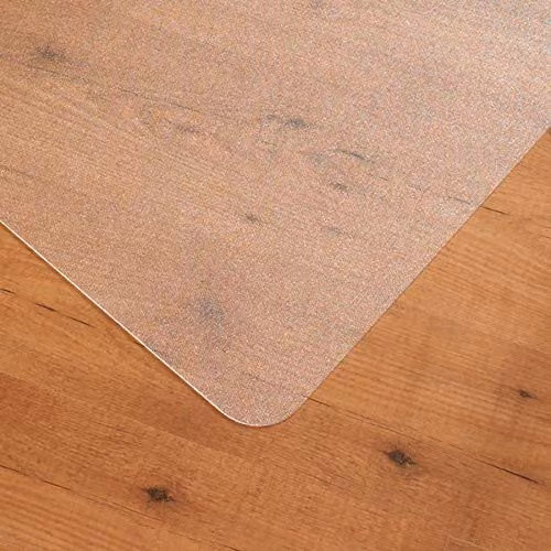 Floortex Transparent Rectangular Chairmat for Hard Floors, W: 91.44 cm, L: 121.92 cm, H: 0.25 cm – 2