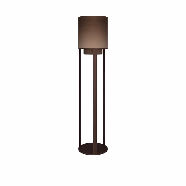Dome Deco UZON Hurricane L Brown Tabletop Pillar Candle Holder