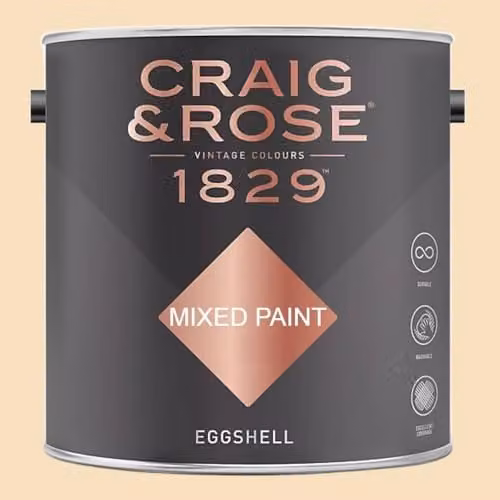 Craig & Rose 1829 Eggshell Paint in Adam Cream, 2.5L