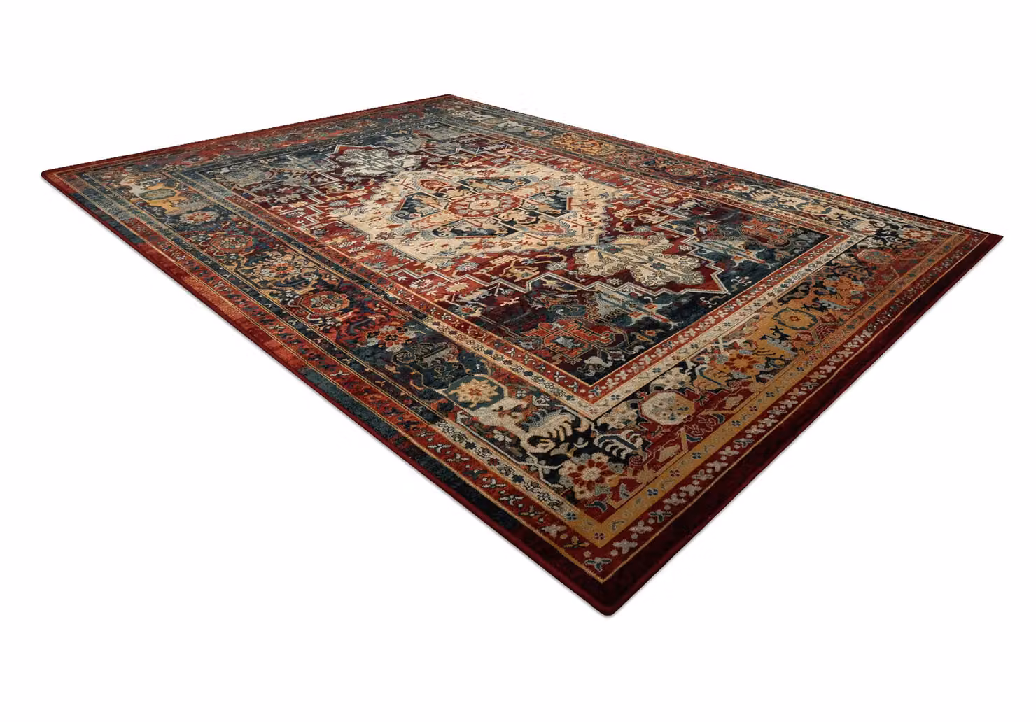 RugsX Polonia Vintage Wool Rug in Red, W: 200 cm, L: 300 cm – 4