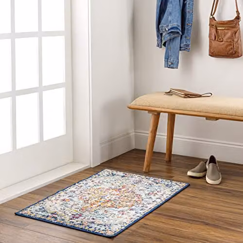 Livabliss Lou Asmara Vintage Boho Style Multicolour Runner Rug, W: 60 cm x L: 90 cm – 6