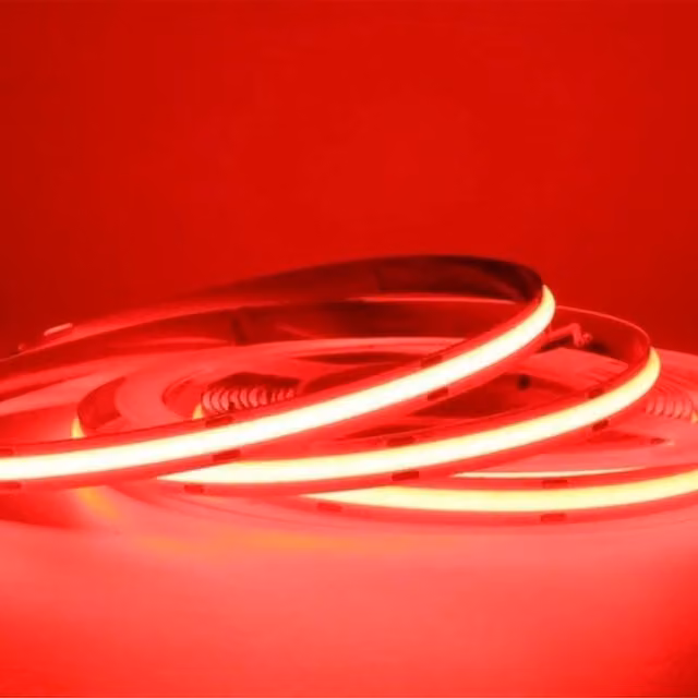 EnerJ Smart 24V COB LED Strip Lights, Red, 10m
