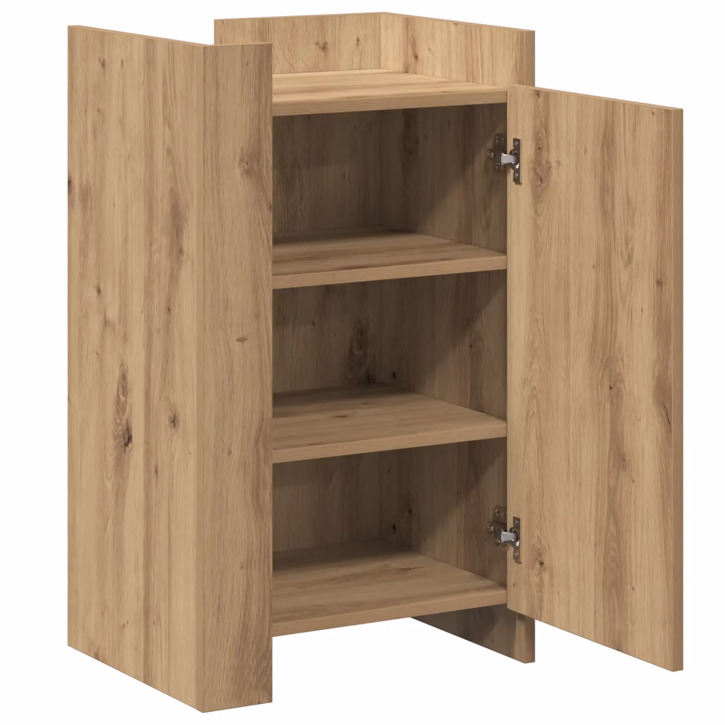 Berkfield Home Artisan Oak Sideboard in Brown, W/D/H: 45 x 35 x 75 cm – 3