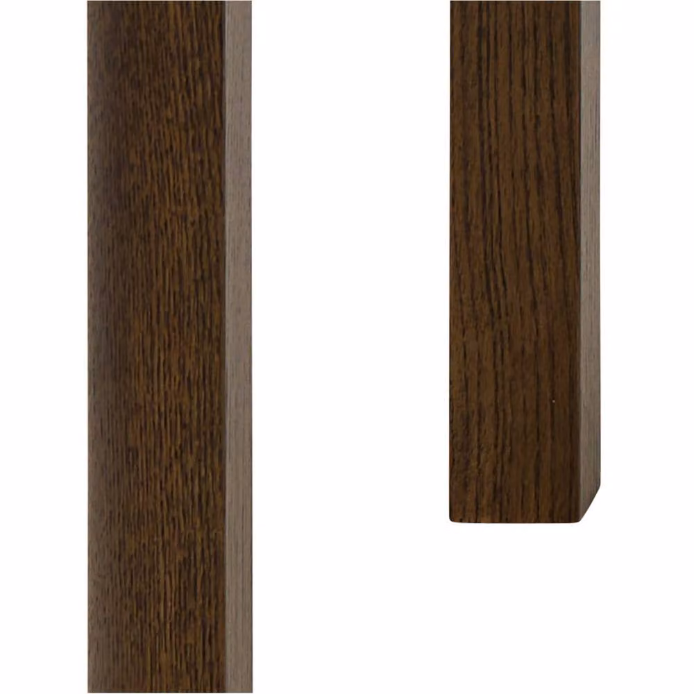 Wyld Haus Cork Rectangular Dining Table with Beige Matt Ceramic Top and Oak Veneer Base, W: 180 cm, D: 90 cm, H: 75 cm – 5