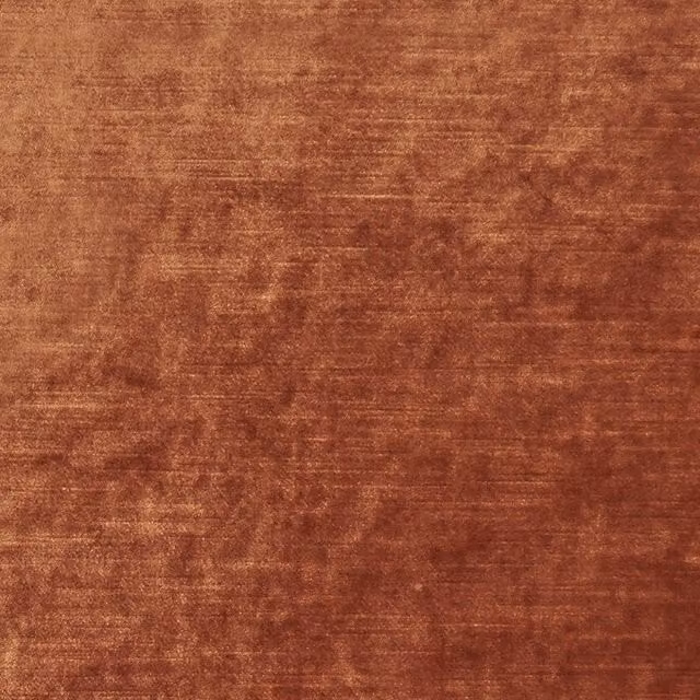 Clarke & Clarke Allure Velvet Fabric Spice in Orange