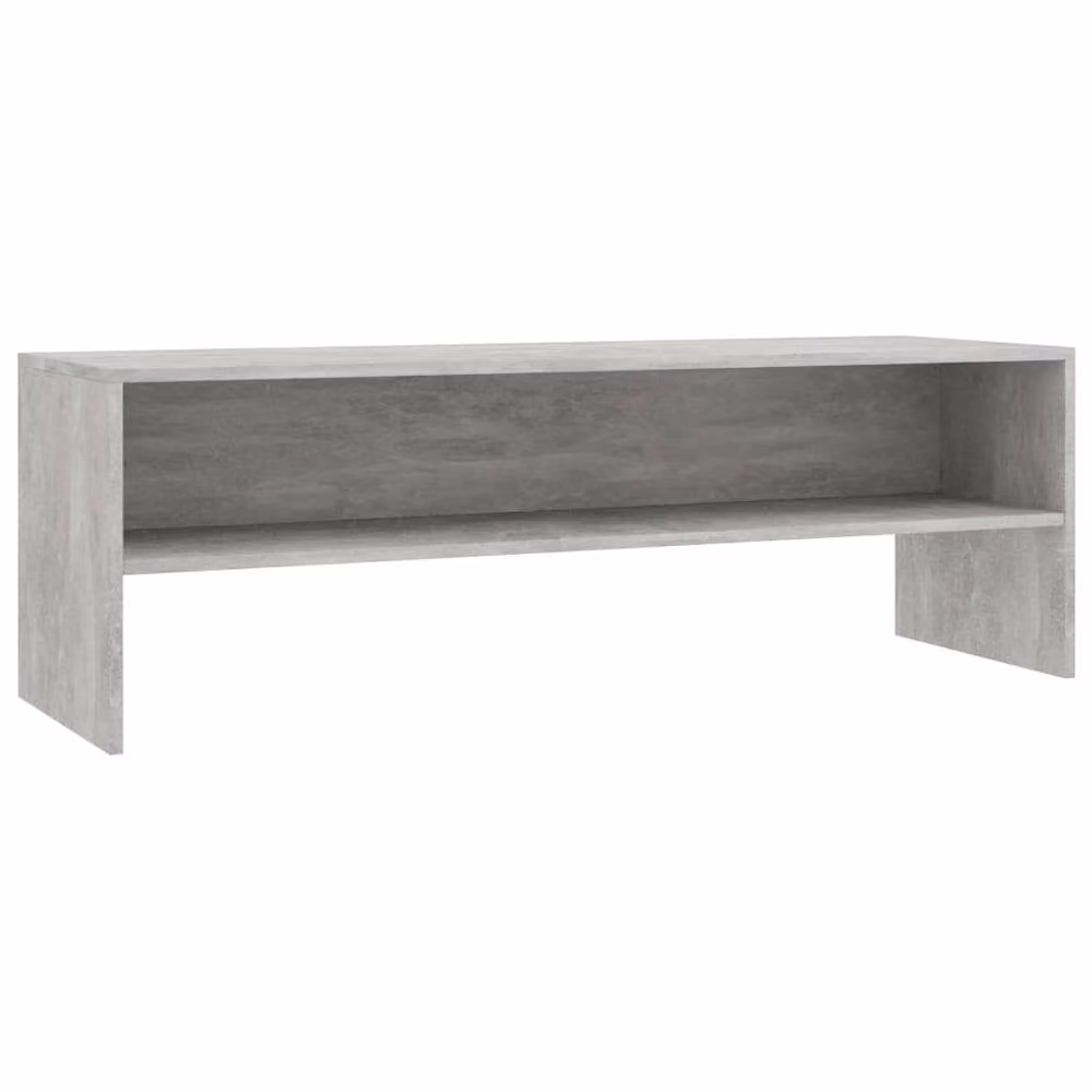 Berkfield Home Modern TV Cabinet in Concrete Grey, W/D/H: 120 x 40 x 40 cm – 3