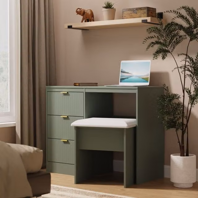 Ready Assembled 2 U Denver Medium Vanity in Pale Green – 1