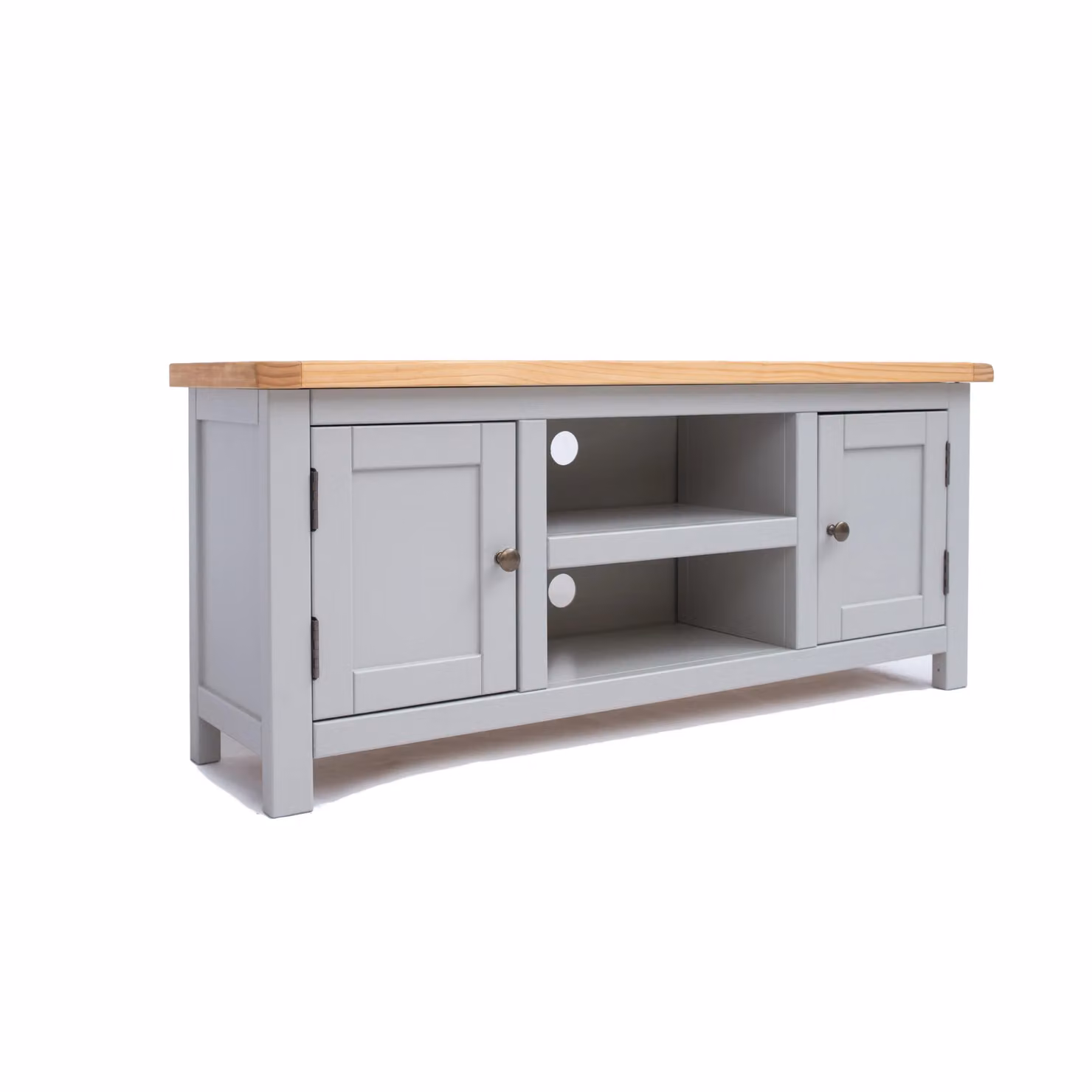 Cabinet Bits Argenta 2 Door Grey Pine TV Cabinet – 2