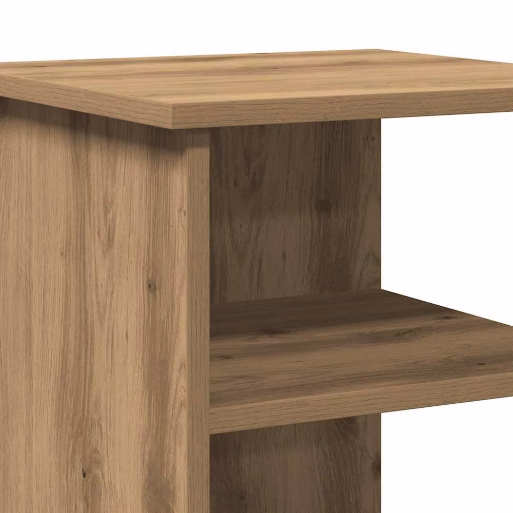 Berkfield Home Artisan Oak Sideboard in Brown, W/D/H: 35 x 35 x 55 cm – 4