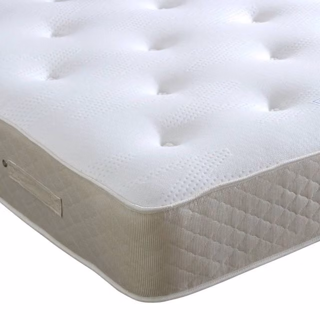 Bedmaster Clifton Royale 1000 Pocket Sprung Mattress in Cream, W/D/H: 90 x 190 x 25 cm