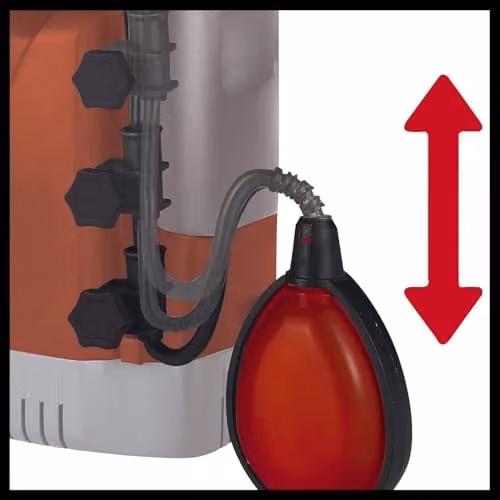 Einhell Garden Water Butt Pump, 350W, Red and Black, Max. 4,600 l/h, Max. Delivery Head 11m – 5
