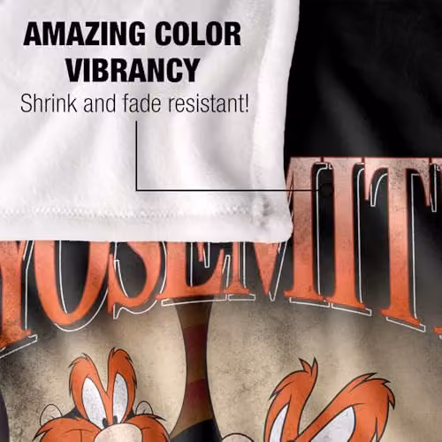 LOGOVISION Looney Tunes Yosemite Sam Super Soft Fleece Throw Blanket, Multicolour, W/D/H: 91 x 147 cm – 2