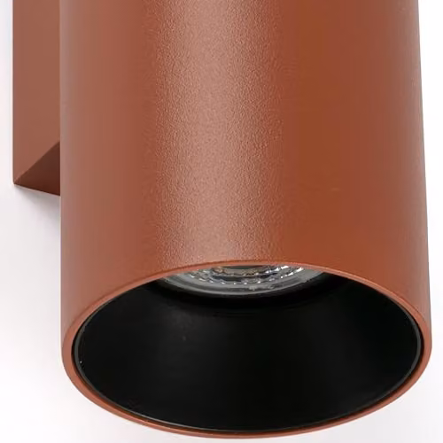 Netlighting Stan Wall Lamp in Terracotta Ceramic and Metal, H: 16.0 cm, W: 7.0 cm – 2
