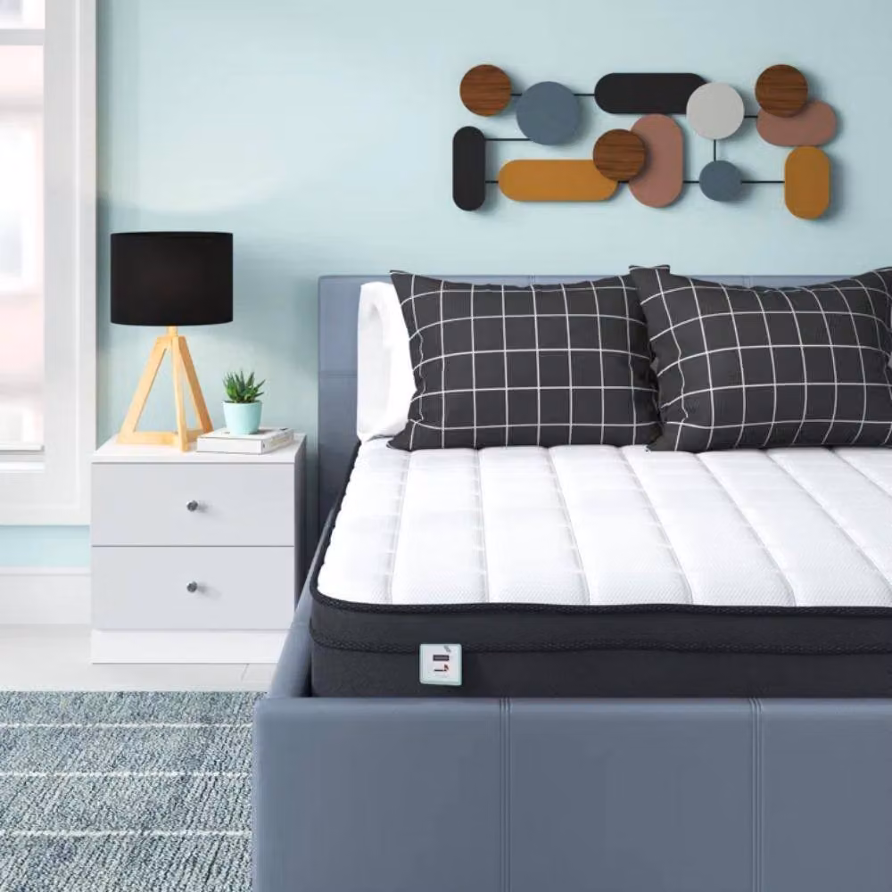 Rolipo Orthopaedic Hybrid Memory Foam Mattress in White, W/D/H: 90 x 190 x 24 cm – 3