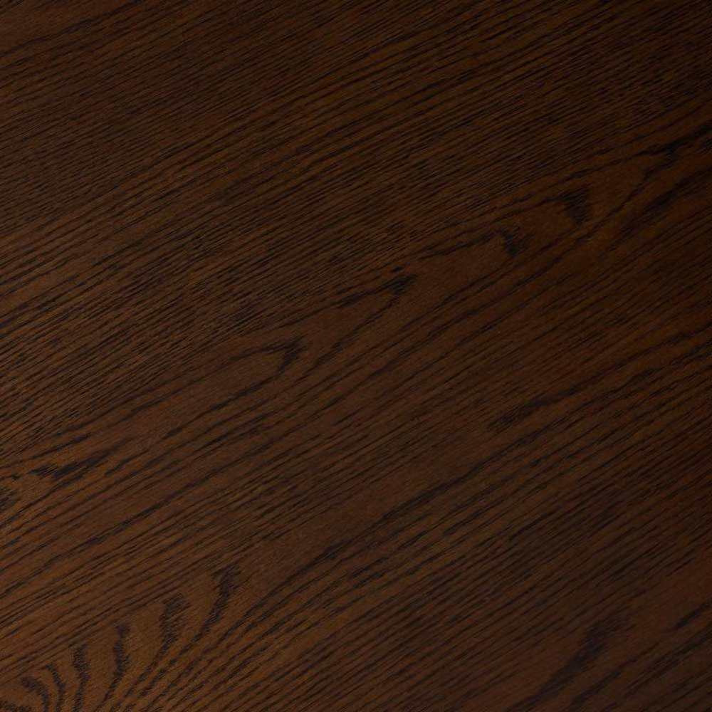 Cheshire Orla Round Coffee Table in Dark Brown Oak, Diameter: 80 cm – 3