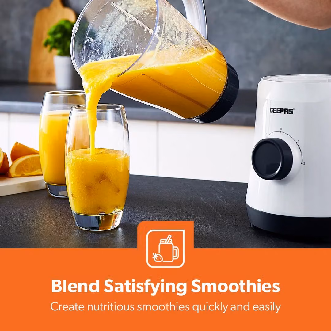 Geepas 500W Jug Blender and 180W Hand Blender Combo Set in Black – 4