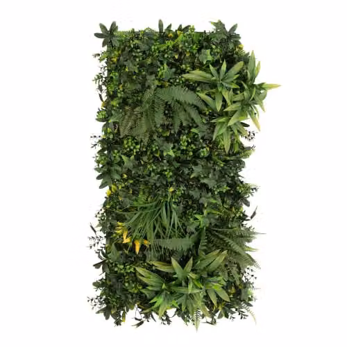 Monstershop Ayla Artificial Plant Wall Panel, Green, W/H: 50 x 100 cm – 9