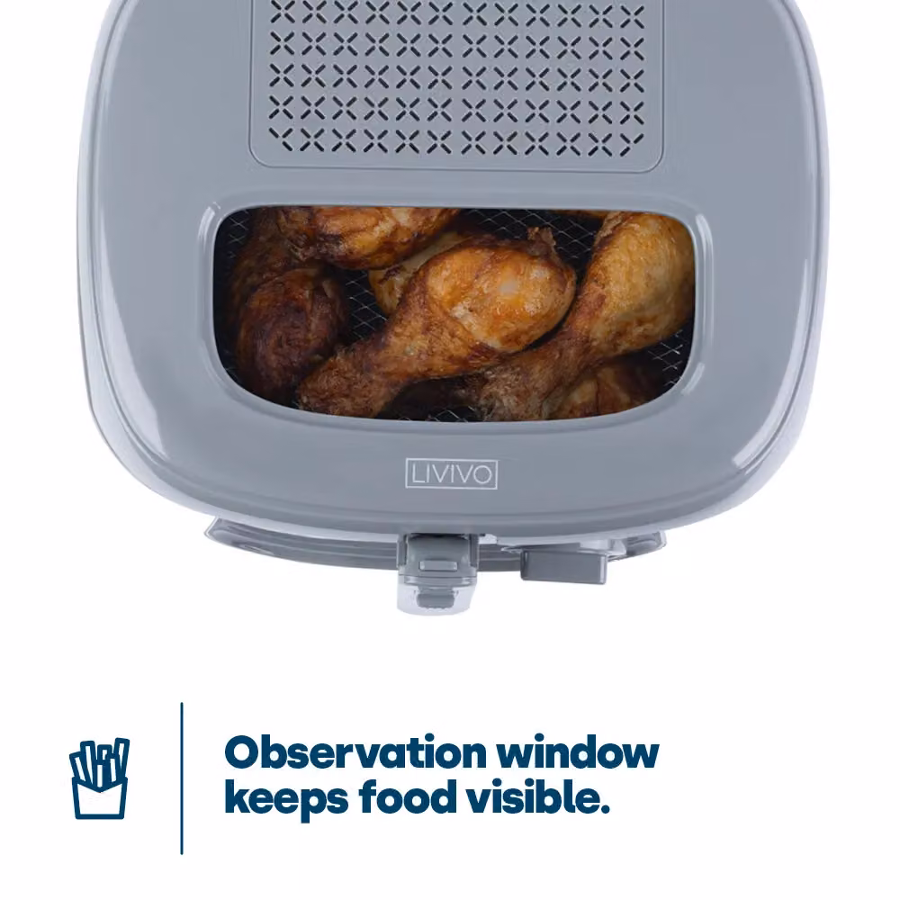 LIVIVO Electric Deep Fat Fryer, 2.5 l, White and Grey – 3