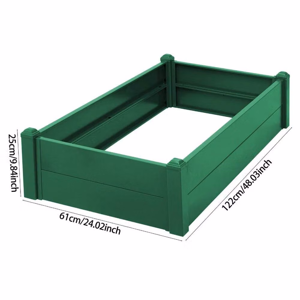 Kelvenix Green Galvanised Steel Raised Bed Garden Planter – 2