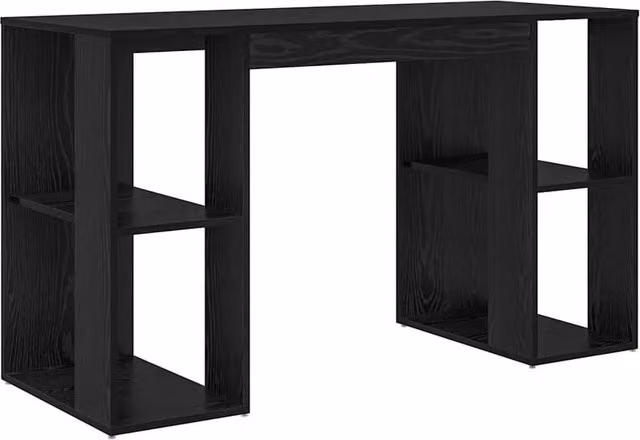Berkfield Home Black Oak Computer Desk in Black Oak MDF