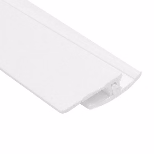 Cesco AM Clad Antimicrobial White PVC Two Part Vinyl Floor Hygiene Cladding Trim, 3m