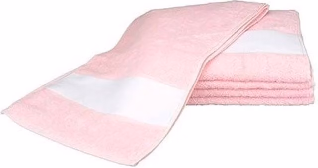 ARTG Subli-Me Sports Towel in Pink, Cotton Terry Fabric