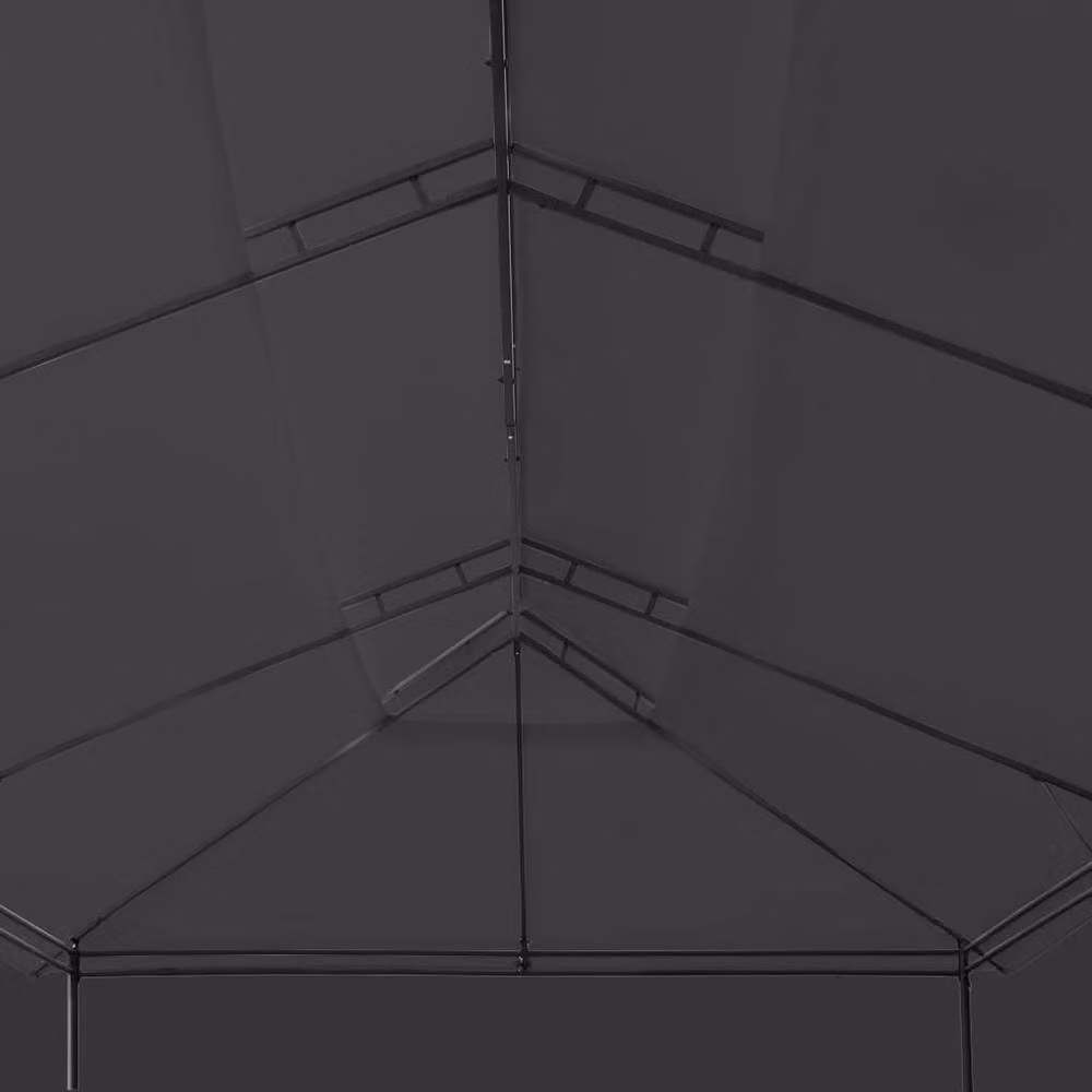 Berkfield Home Gazebo with Curtains in Anthracite, W: 600 cm, D: 298 cm, H: 270 cm – 4