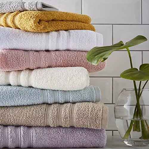 Catherine Lansfield Cotton Terry Face Cloth Pair in Cream, W/D/H: 30 x 30 x 30 cm – 3