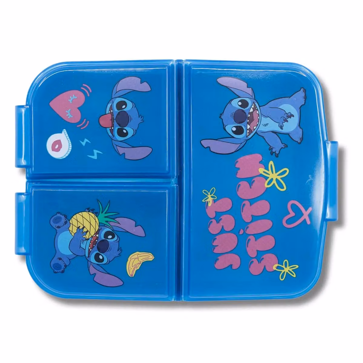 Stitch Insulated Lunch Set with Compartments and Bag in Blue – 3