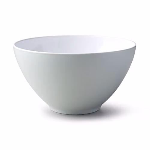 Zeal Melamine Salad Bowl in Green and White, Diameter: 26 cm – 1