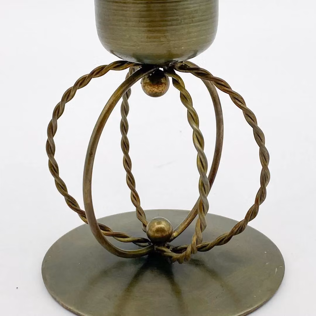 Minster Gold 10 Inch Candle Holder, W: 14 cm, D: 14 cm, H: 31 cm – 3