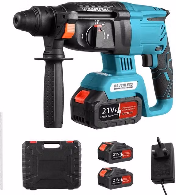 SPETLEK Heavy Duty Electric Impact Hammer in Turquoise, W: 520 mm – 1