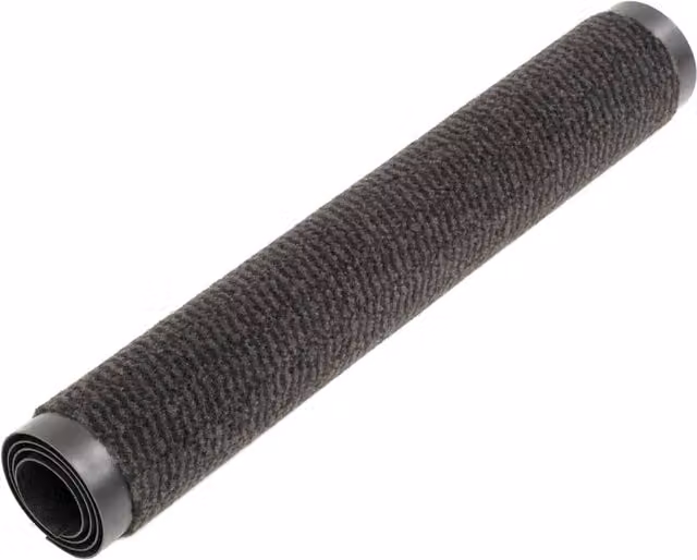 Berkfield Home Durable Dust Control Mats, 2 Pack, Black, W: 60 cm, D: 90 cm, H: 5.5 cm