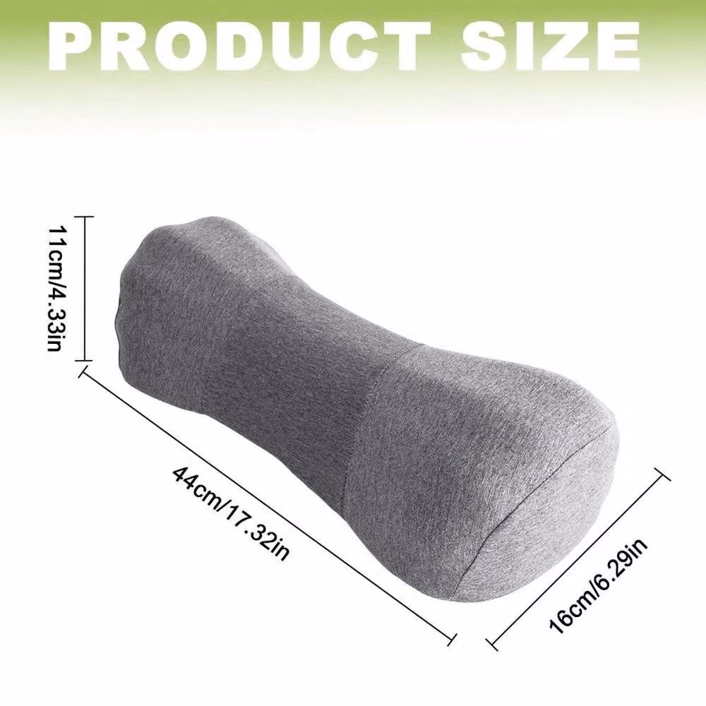 NESTLUNE Ergonomic Baby Neck Support Wedge Pillow in Grey, Cot Size – 2